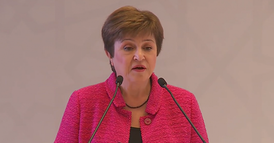 جورجيفا تشيد بالاقتصاد الأمريكي وتتوقع نموًا عالميًا قويًا