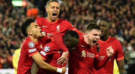 ليفربول يهزم بولونيا بثنائية في دوري الأبطال