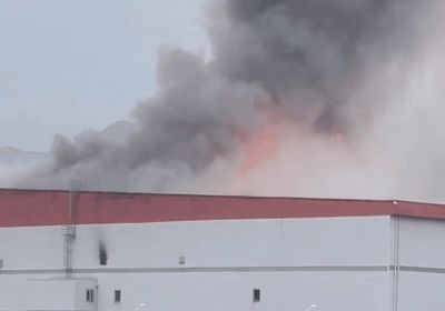 اندلاع حريق هائل في مصنع صيني عملاق للبطاريات