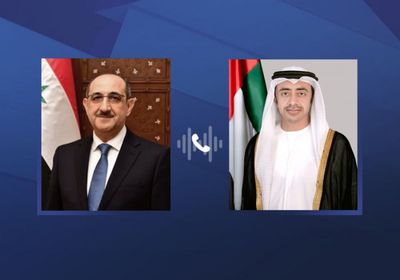 هاتفياً.. وزير الخارجية الإماراتي يبحث مع نظيره السوري العلاقات بين البلدين