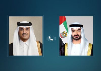 هاتفياً.. رئيس الإمارات وأمير قطر يبحثان التطورات في المنطقة