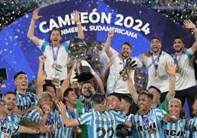    راسينغ كلوب يتوج بلقب كوبا سود أمريكانا