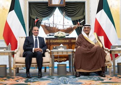 وزير الخارجية المصري يلتقي ولي عهد الكويت
