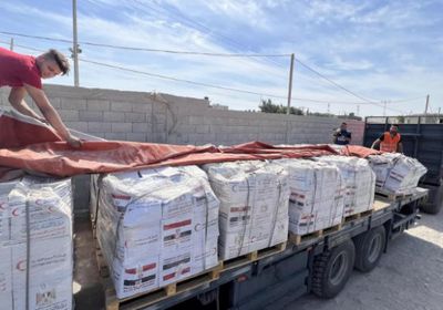 الجيش العراقي يرسل آلاف الأطنان من المواد الإغاثية لشعبي غزة ولبنان