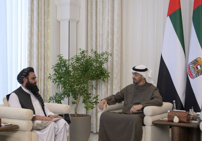 رئيس الإمارات يستقبل سفير أفغانستان&nbsp;لدى أبوظبي