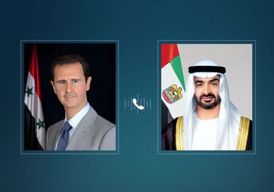 هاتفياً.. رئيس الإمارات يبحث مع بشار الأسد التطورات على الساحة السورية