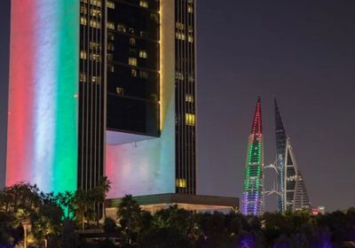       البحرين تتزين بألوان دولة الإمارات تزامنًا مع عيد الاتحاد