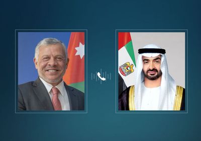 هاتفياً.. رئيس الإمارات وملك الأردن يبحثان علاقات البلدين والتطورات الإقليمية