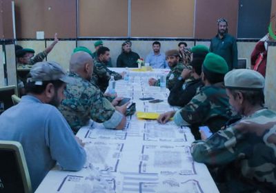 قوات الحزام تختتم دورة تدريبية على لغة الإشارة