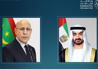 الرئيس الموريتاني يغادر الإمارات.. ومحمد بن زايد في مقدمة مودعيه