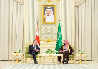ولي العهد السعودي ورئيس الوزراء البريطاني يبحثان المستجدات الإقليمية