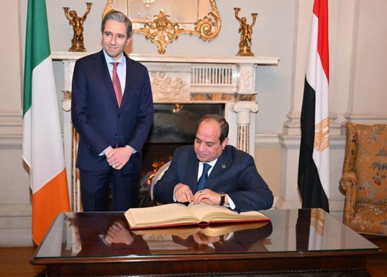 السيسي يلتقي رئيس الوزراء الأيرلندي