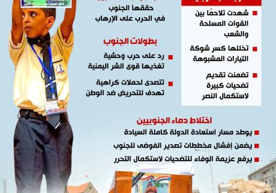 تضحيات الجنوبيين.. دماء غالية ترسم مسار استعادة الدولة (إنفوجراف)