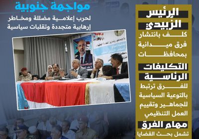 برامج النزول الميداني.. الانتقالي يحمل أصوات الجماهير (إنفوجراف)