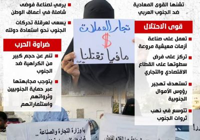 الحرب الاقتصادية على الجنوب.. استهداف لرؤوس الأموال (إنفوجراف)