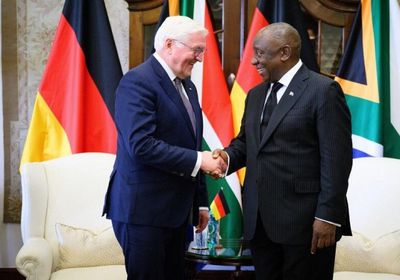 الرئيس الألماني: نتطلع إلى تعزيز العلاقات مع جنوب إفريقيا