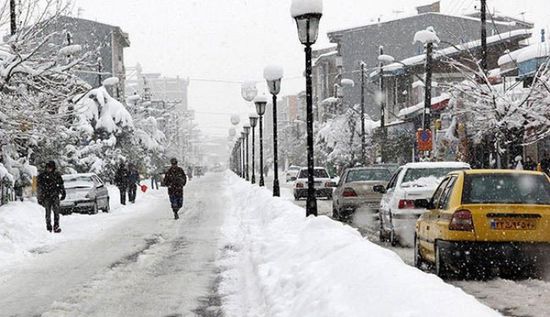 موجة صقيع تضرب إيران