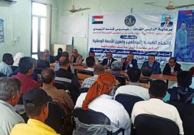 فريق التواصل بـ"الانتقالي" يبحث الاحتياجات الخدمية في أبين