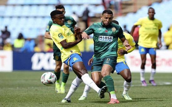 صن داونز يهزم الرجاء ويتقاسم صدارة المجموعة مع الجيش الملكي