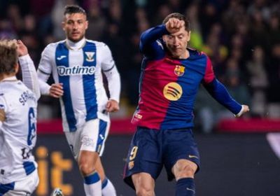 برشلونة يسقط أمام ليغانيس بهدف نظيف