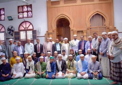 وفد من الانتقالي يتفقد دار المصطفى في تريم