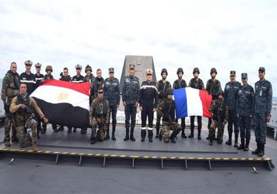 البحرية المصرية والفرنسية تنفذان التدريب المشترك كليوباترا 2024