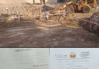 إزالة بناء عشوائي في مديرية دار سعد