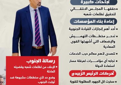 إعادة بناء مؤسسات الجنوب.. ضربة قاصمة للقوى المعادية (إنفوجراف)