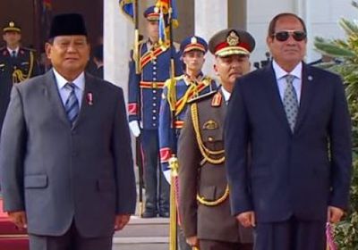 السيسي والرئيس الإندونيسي يؤكدان أهمية مواصلة الجهود لوقف إطلاق النار بغزة