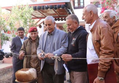 فريق التواصل يفتتح معرض التراث الجنوبي في الضالع