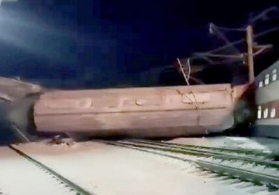 إصابة 5 أشخاص جراء اصطدام قطارين شمال روسيا