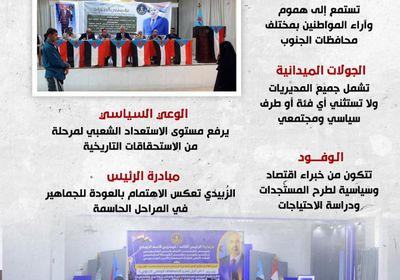 الانتقالي بين الجماهير.. الجنوب يستعد لمرحلة الاستحقاقات (إنفوجراف)