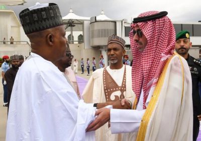 نائب رئيس نيجيريا يغادر جدة