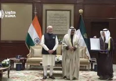 أمير الكويت ورئيس الوزراء الهندي يبحثان آخر المستجدات الإقليمية والدولية