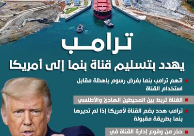 ترامب يهدد بتسليم قناة بنما إلى أمريكا (إنفوجراف)