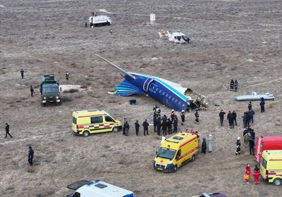 تحطم طائرة ركاب بقازاخستان ومخاوف من سقوط قتلى كثيرين