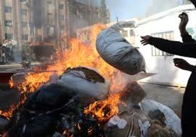 السلطات السورية الجديدة تعلن إحراق نحو مليون حبة كبتاغون