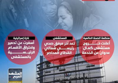 آخرها كمال عدوان.. خروج آخر مرفق صحي بغزة من الخدمة (إنفوجراف)