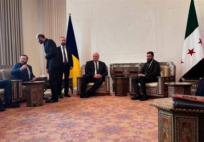 الجولاني يلتقي وفداً أوكرانياً في دمشق