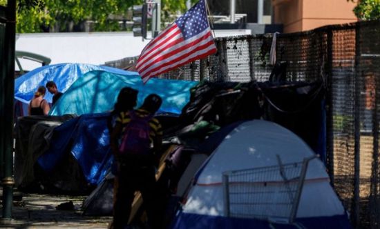 ارتفاع عدد المشردين بالولايات المتحدة بنسبة 18%