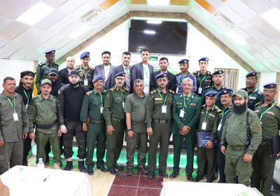 مدير أمن ساحل حضرموت يشهد ختام اللقاء السنوي لإدارة مكافحة المخدرات