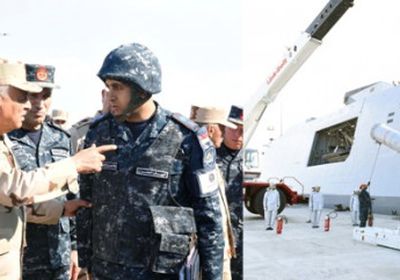 مصر.. القائد العام للقوات المسلحة يتفقد قاعدة الإسكندرية البحرية
