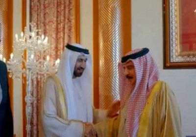 ملك البحرين يلتقي رئيس البرلمان العربي في قصر الصافرية