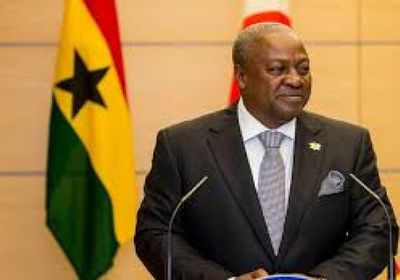 تنصيب جون ماهاما رئيسا لغانا