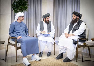 عبدالله بن زايد يستقبل وزير الخارجية الأفغاني بالوكالة في أبوظبي