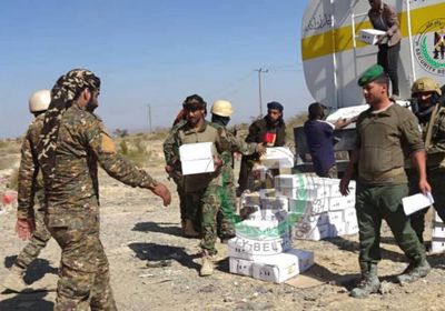 حزام يافع يضبط أدوية ومبيدات سامة مهربة داخل صهريج