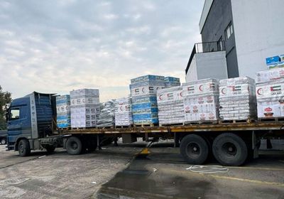 ميناء بيروت يستقبل باخرة إماراتية محملة بـ3000 طن من المواد الإغاثية