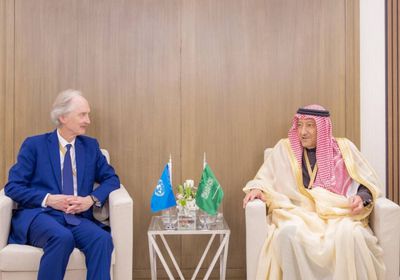 نائب وزير الخارجية السعودي يلتقي المبعوث الأممي لسورية في الرياض