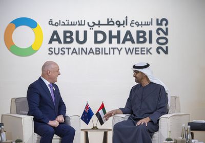 محمد بن زايد يلتقي عدداً من رؤساء الوفود المشاركين بـ"أسبوع أبوظبي للاستدامة"