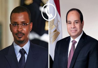 الرئيس السيسي يشيد بدور نظيره التشادي في التصدي للجماعات الإرهابية